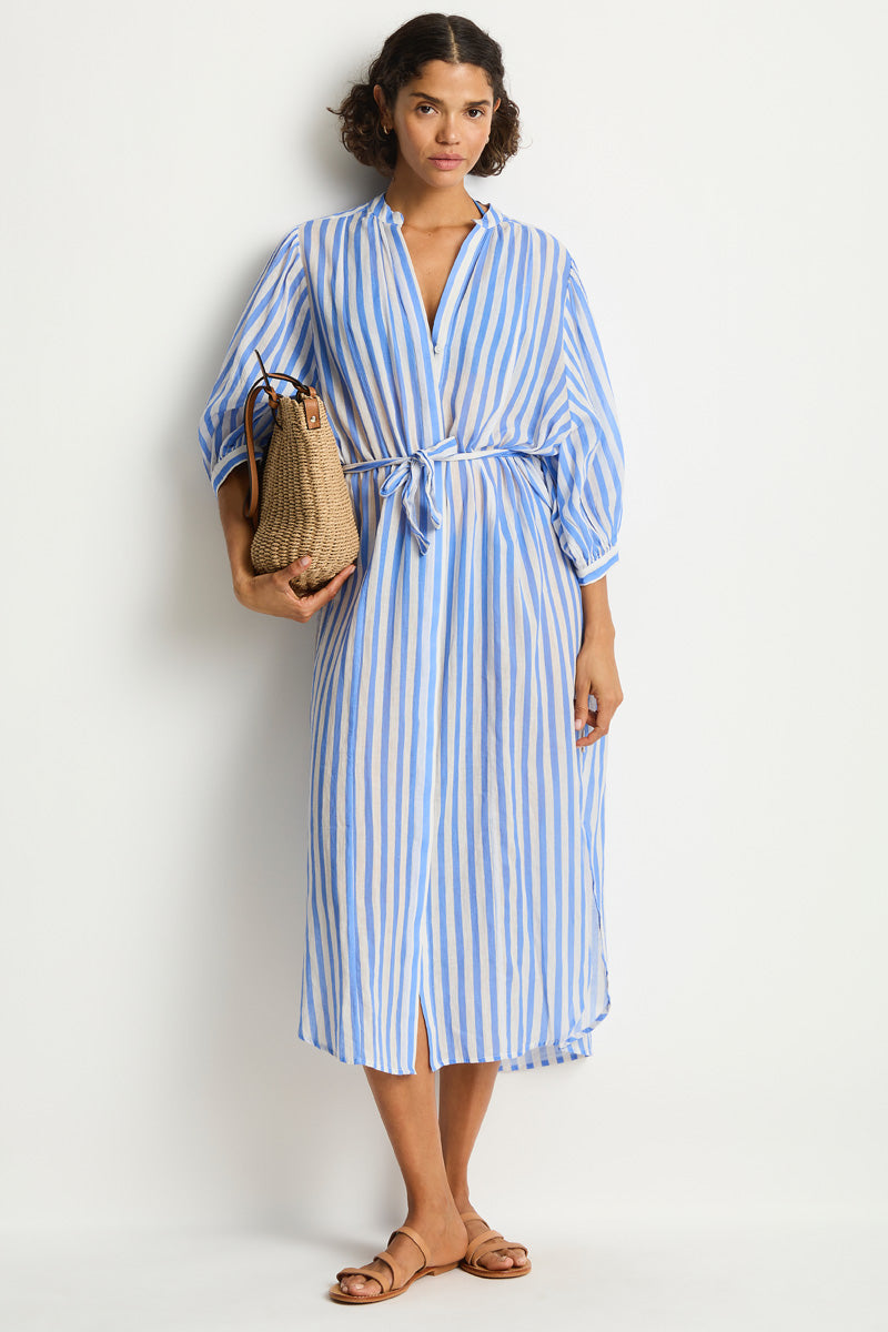boho shirt dress Vacay Boho Long Shirt Dress - Vacay chambray