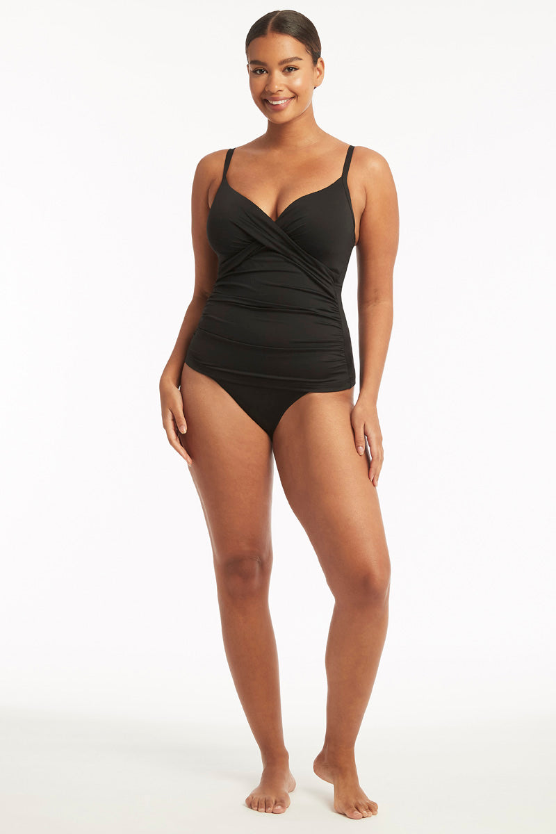 Eco Essentials Twist Front DD/E Tankini