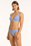 Amalfi Regular Cheeky Pant - Amalfi Blue - Sea Level Australia 