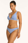 Amalfi Longline Tri Top - Amalfi Blue - Sea Level Australia 