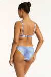 Amalfi Regular Cheeky Pant - Amalfi Blue - Sea Level Australia 