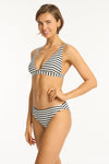 Amalfi Longline Tri Top - Amalfi Black - Sea Level Australia 