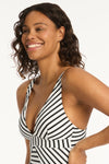 Amalfi Panel Line One Piece - Amalfi Black - Sea Level Australia 