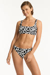 Deco Low Square Neck Bra -  - Sea Level Australia 