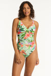 Dolce Cross Front One Piece - Dolce - Sea Level Australia 