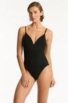 Honeycomb Tri One Piece - Honeycomb Black - Sea Level Australia 