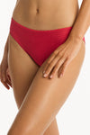 Honeycomb Regular Bikini Pant - Honeycomb Red - Sea Level Australia 