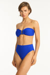 Honeycomb U Bar Bandeau - Honeycomb Cobalt - Sea Level Australia 