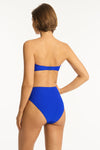 Honeycomb U Bar Bandeau - Honeycomb Cobalt - Sea Level Australia 