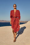 Vacay Boho Long Shirt Dress
