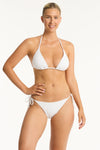 Interlace D Cup Tri Top - Interlace White - Sea Level Australia 