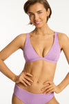 Interlace Longline Bralette - Interlace Lavender - Sea Level Australia 