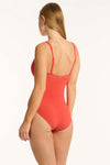 Messina Panel Line One Piece - Messina Flame - Sea Level Australia 