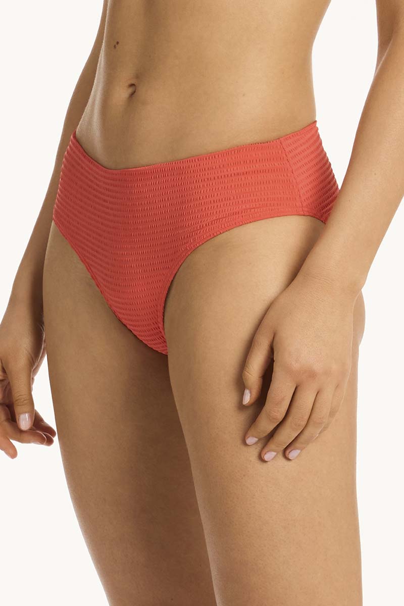 Messina Mid Bikini Pant - Messina Flame - Sea Level Australia 