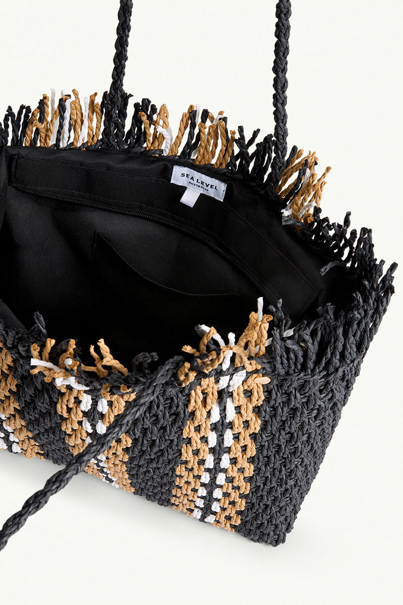 Straw Weave Beach Bag