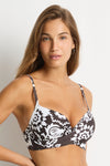 Kastello Cross Front Moulded Cup Bra