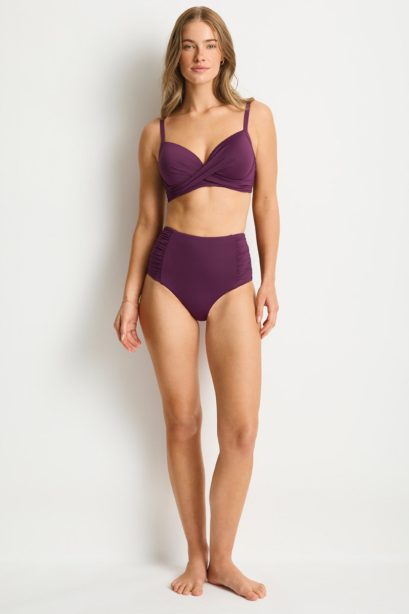 Essentials Edit High Waist Gathered Side Pant