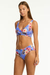 Blue Hawaii Mid Bikini Pant