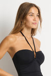 Essentials Edit U Bar Underwire Bandeau One Piece