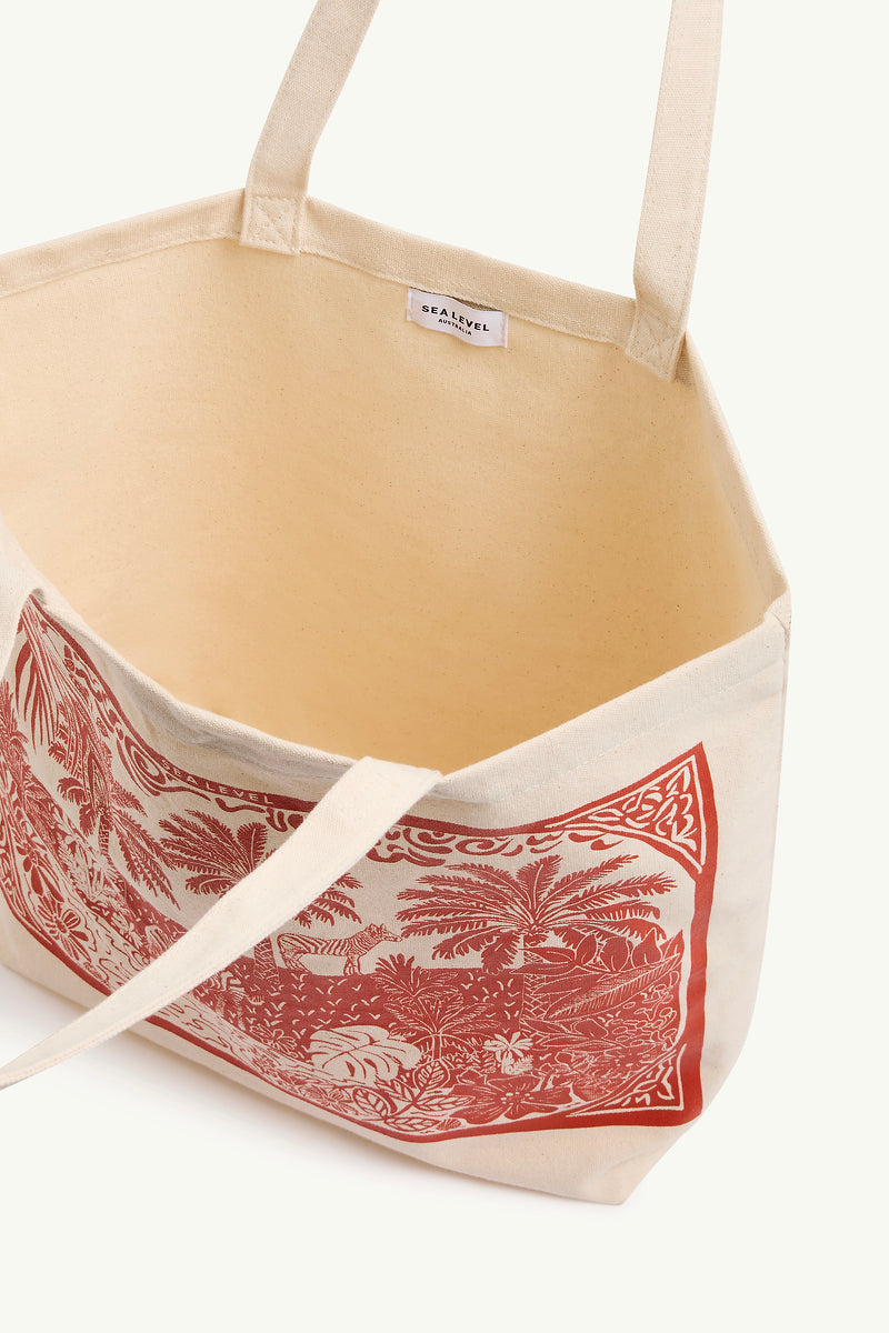 Jungle Beach Tote Bag