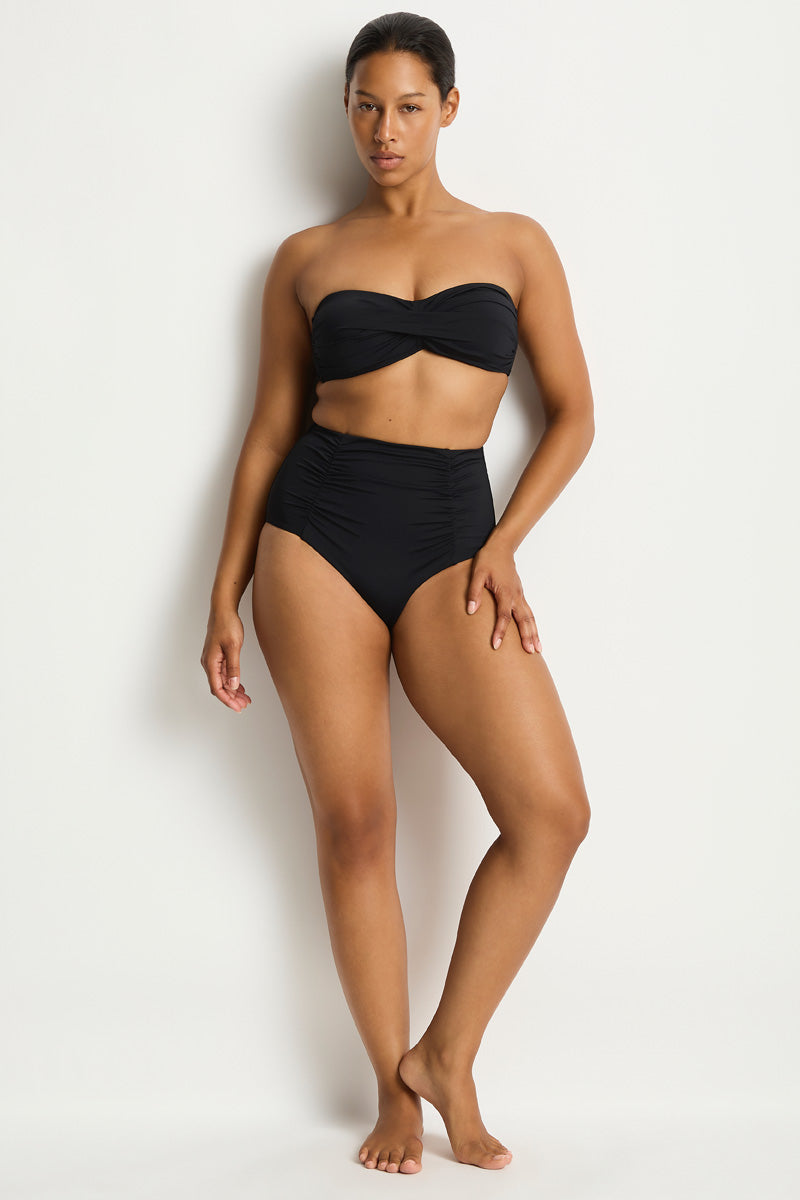 Essentials Edit Super High Waist Gathered Pant