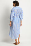 Vacay Boho Long Shirt Dress