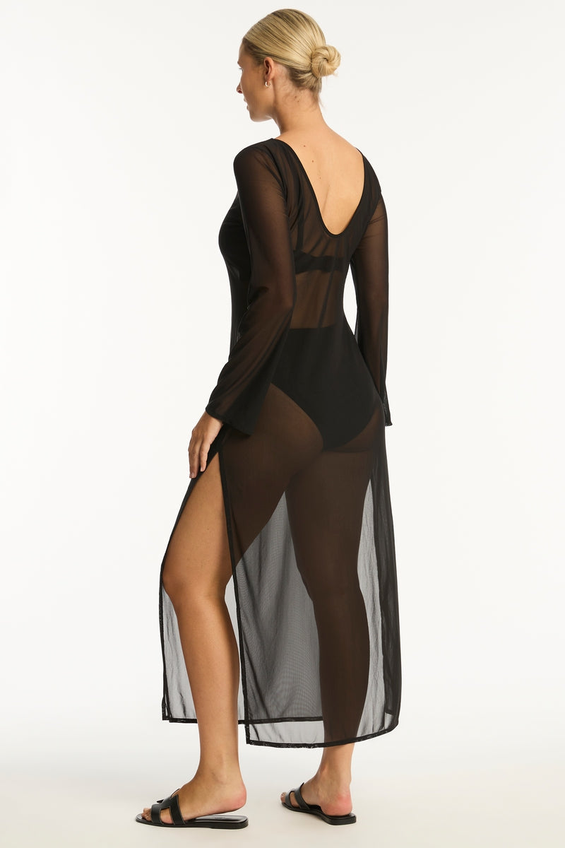 Day Club Mesh Long Dress - Day Club - Sea Level Australia 