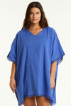 Heatwave Kaftan in Heatwave Blue | Sea Level Australia 