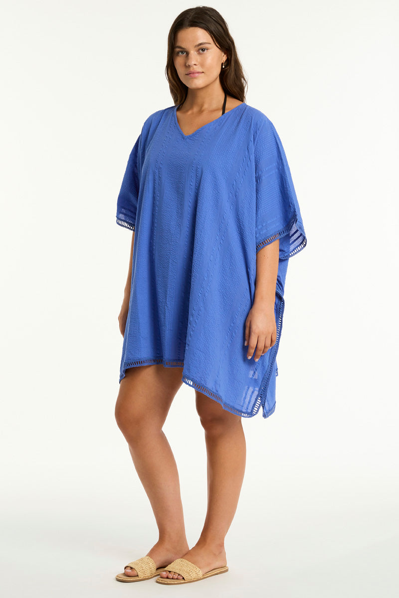 Heatwave Kaftan in Heatwave Blue | Sea Level Australia 