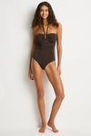 Essentials Edit U Bar Underwire Bandeau One Piece