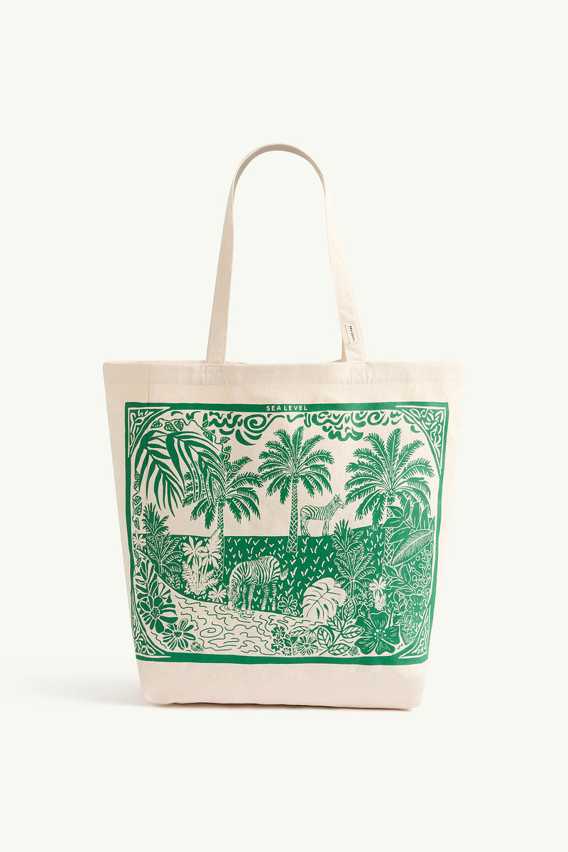 Jungle Beach Tote Bag
