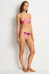 Neon Wave Twist Bandeau