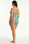 Pacifico Twist Front One Piece - Pacifico - Sea Level Australia 