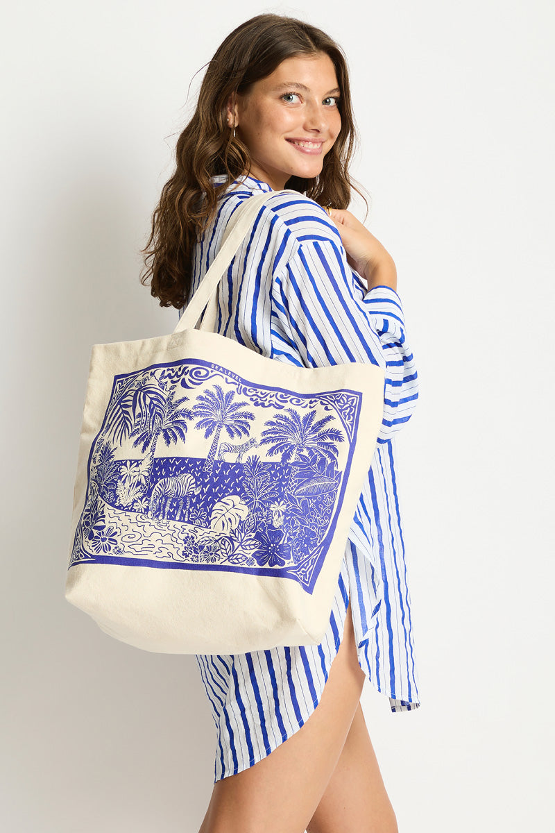 Jungle Beach Tote Bag
