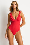Eco Essentials Frill One Piece