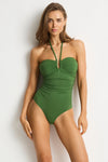 Essentials Edit U Bar Underwire Bandeau One Piece