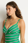 Voyage Cross Front Scoop Back One Piece