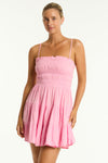 Sunset Short Bandeau Dress - Sunset Pink - Sea Level Australia 