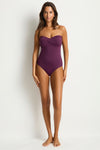 Essentials Edit Twist Bandeau One Piece