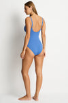 Essentials Edit Cross Front Scoop Back One Piece
