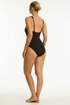 Eco Essentials Spliced Waisted One Piece