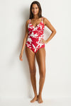 Leilana Cross Front Scoop Back Tankini