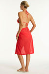 Sunrise Mesh Swim Wrap - Sunrise Flame - Sea Level Australia 