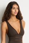Essentials Edit Spliced One Piece