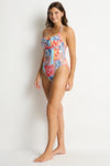 Coco Island Twist Front Halter One Piece