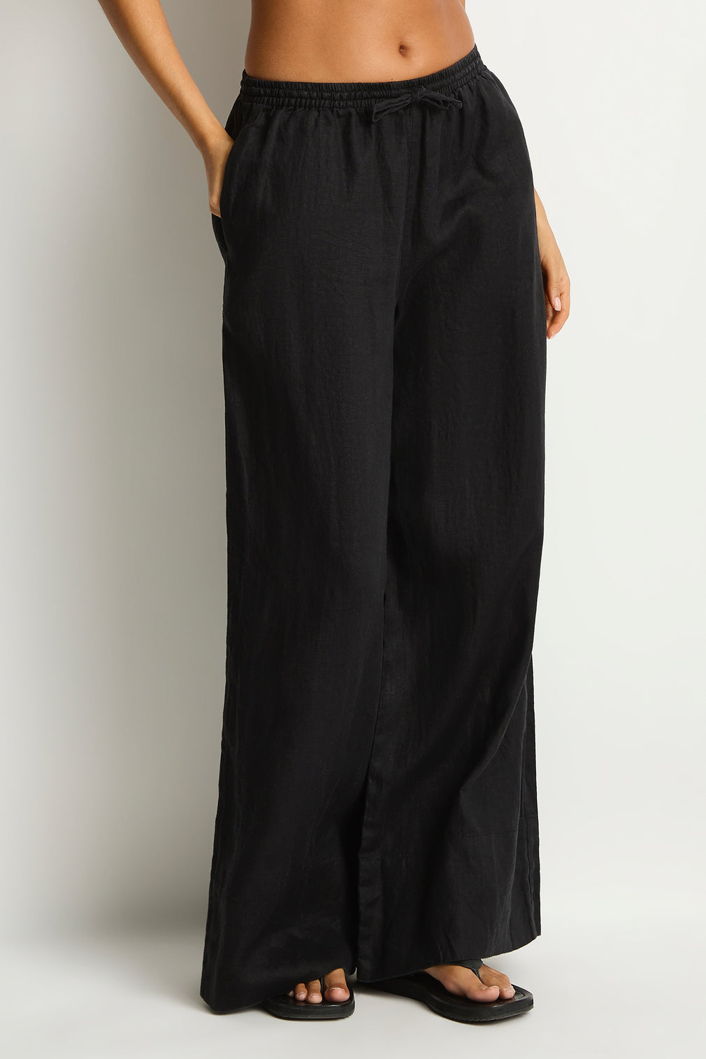 Shore Linen Palazzo Pant