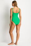 Essentials Edit Twist Bandeau One Piece