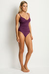 Essentials Edit Cross Front Scoop Back One Piece