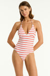 Biarritz Longline Halter One Piece