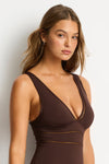 Essentials Edit Spliced One Piece